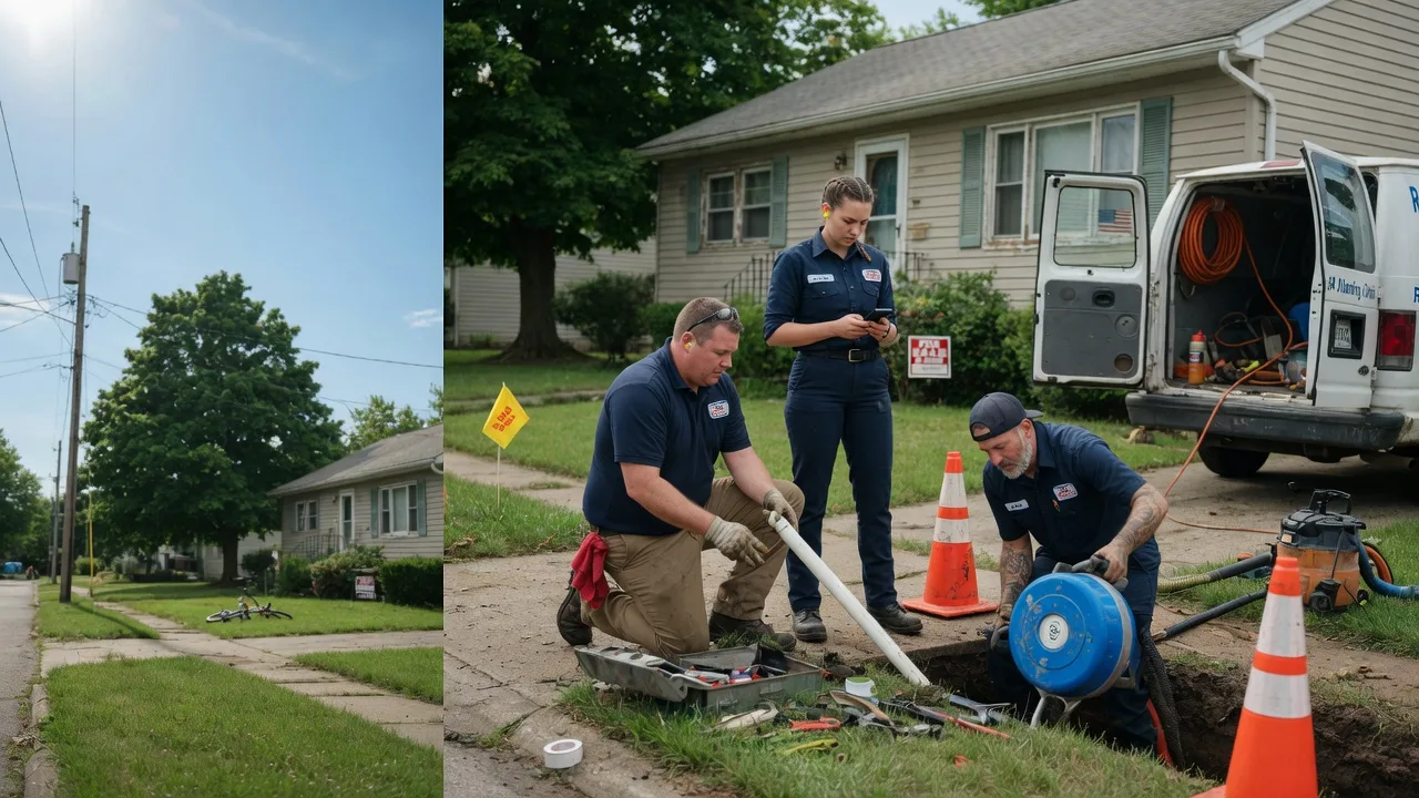 Sewer Line Repair in Versailles, IL near me